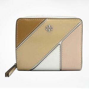 Tory Burch Emerson Color Block Leather Mini Wallet NWT